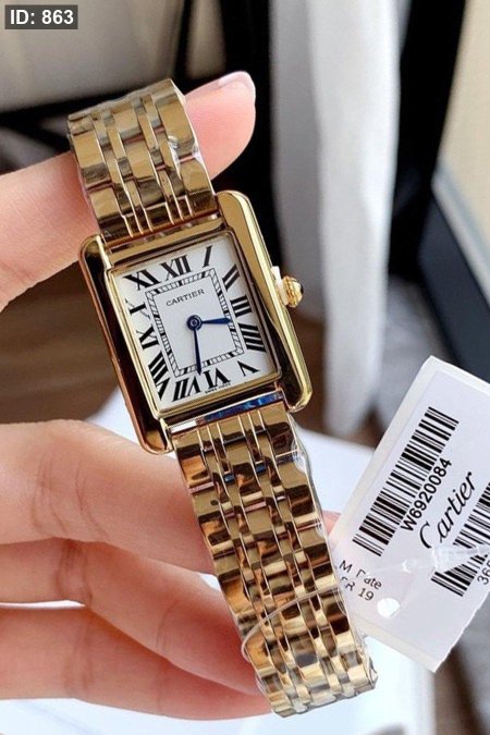 ساعة - Cartier / مستطيل شامل علبة وكيس